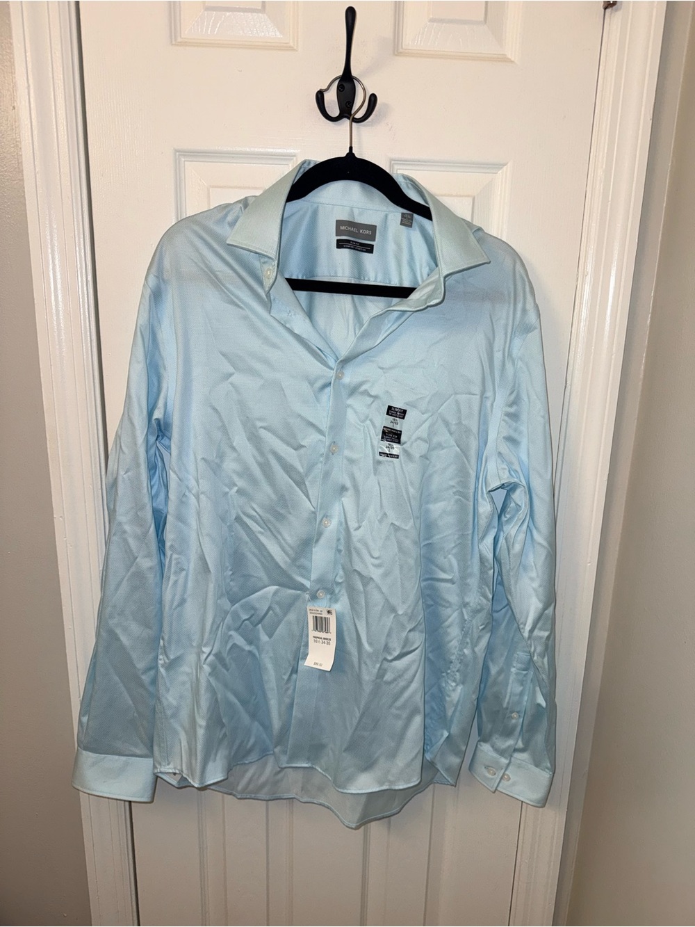 Michael Kors Men’s Dress Shirt | 16.5 34/35 | Blue | NWT